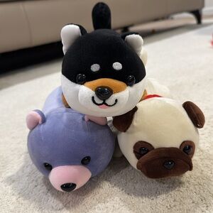 3 stuffed animals from Japan
